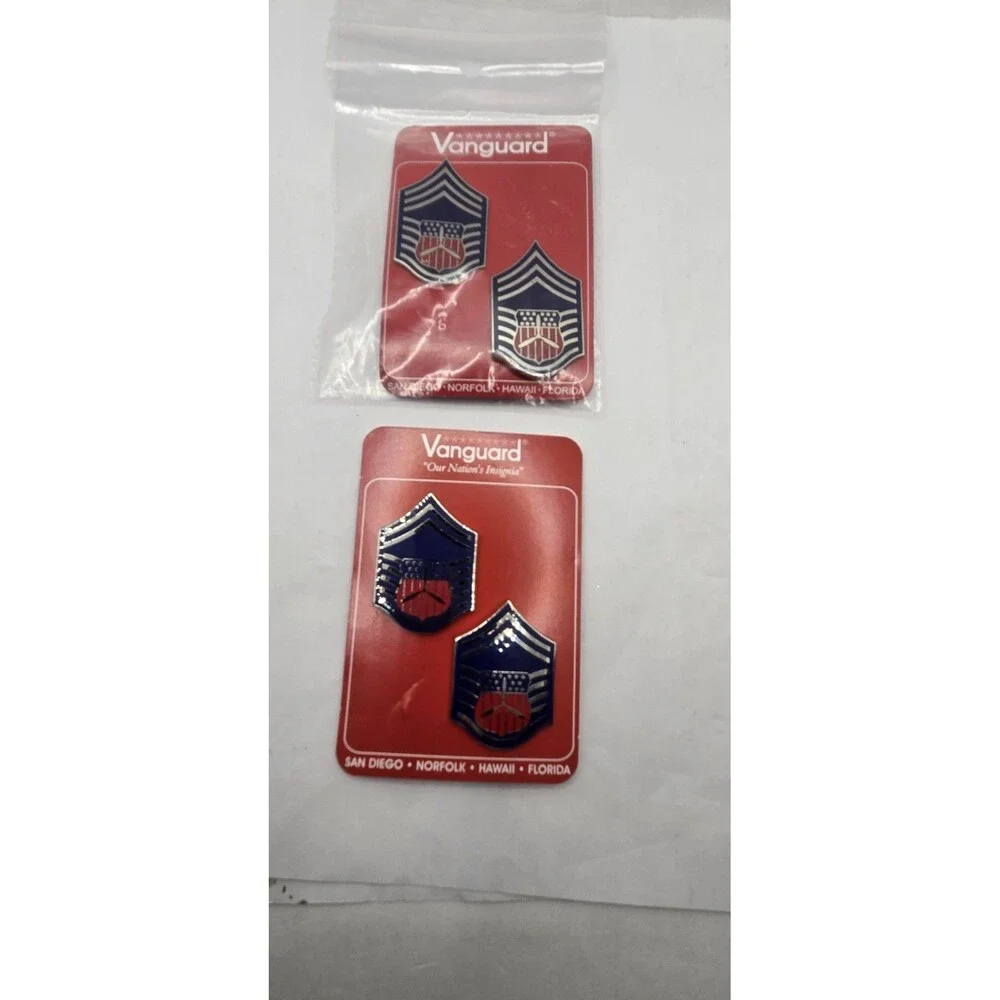 CAP Civil Air Patrol Pins Senior Master Sergeant with Diamond Vanguard USA 1 set